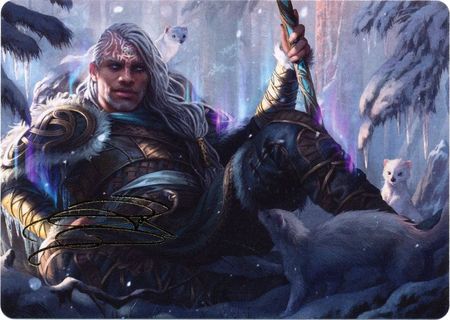 Jorn, God of Winter 47/81 - Kaldheim Art Series (Gold Artist Signature)