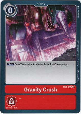 Gravity Crush - BT1-090 C - Common