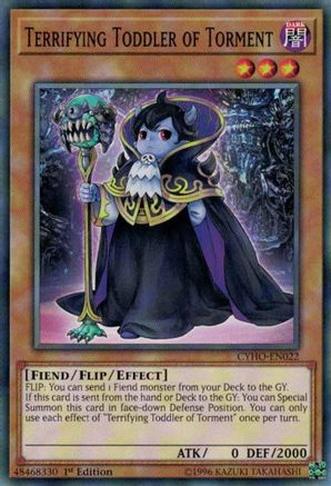 Terrifying Toddler of Torment (CYHO-EN022) - Cybernetic Horizon Common / Short Print 1st Edition