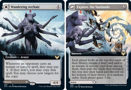 Wandering Archaic // Explore the Vastlands STX-6 Rare Excellent Englisch main image 1