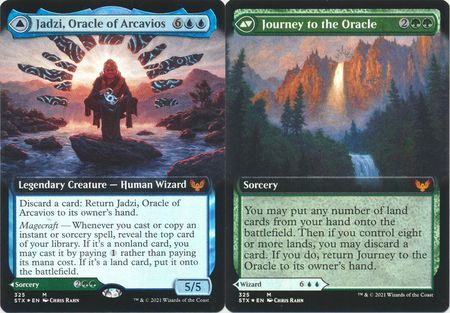 Jadzi, Oracle of Arcavios // Journey to the Oracle 325 - Extended Art Foil