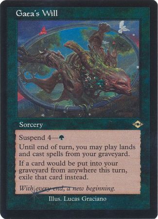 Gaea's Will 412 - Showcase / Retro Frame Etched Foil