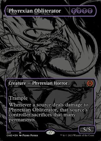 Phyrexian Obliterator 351 Oil Slick Raised - Foil