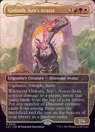 Gishath, Sun's Avatar 0330 - Borderless Foil