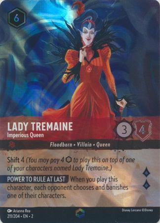 Lady Tremaine - Imperious Queen (Alternate Art) - 211/204 - Enchanted ...