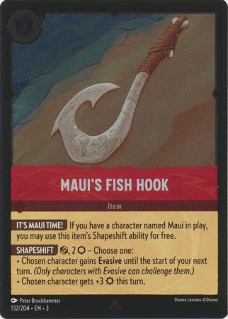 Maui's Fish Hook - 132/204 - Rare Cold Foil
