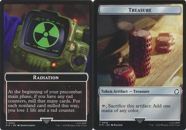 Radiation 0022 // Treasure 0018 Double Sided Token