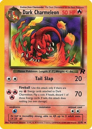 Dark Charmeleon - 32/82 - W Stamped Promo