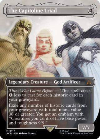 The Capitoline Triad 117 - Borderless