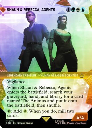 Shaun & Rebecca, Agents 152 - Extended Art Showcase Foil