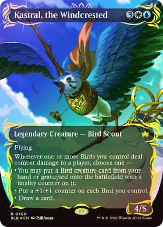 Kastral, the Windcrested 350 - Raised Foil