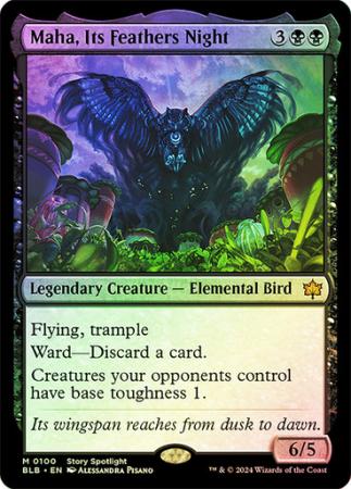Maha, Its Feathers Night 100 - Foil