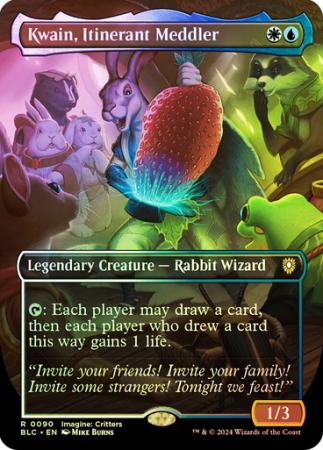 Kwain, Itinerant Meddler 090 - Borderless Foil