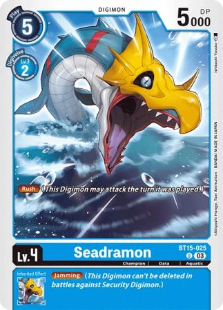 Seadramon - BT15-025 U - Uncommon