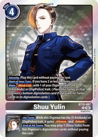 Shuu Yulin - BT15-087 R - Rare