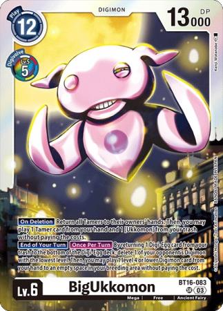 BigUkkomon - BT16-083 SR - Super Rare