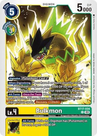 Bulkmon - BT17-034 C - Common