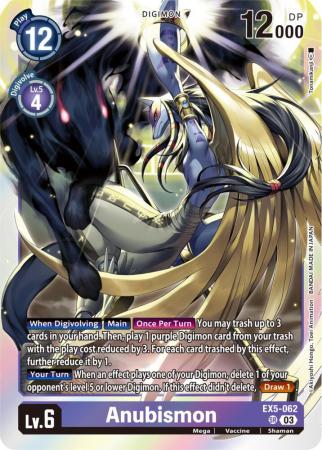 Anubismon - EX5-062 SR - Super Rare