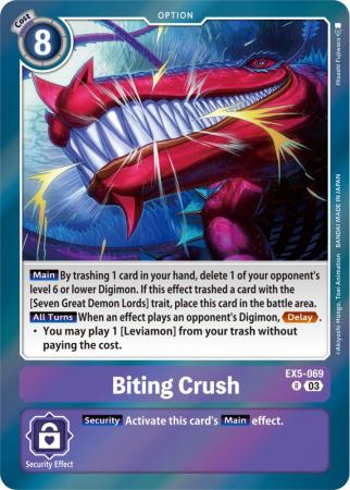 Biting Crush - EX5-069 R - Rare