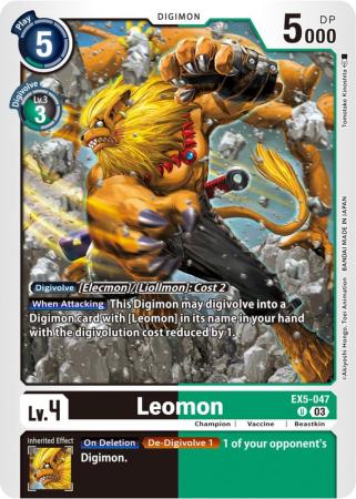 Leomon - EX5-047 U - Uncommon
