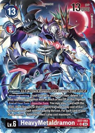 HeavyMetaldramon (Alternate Art) - EX7-062 SR - Super Rare
