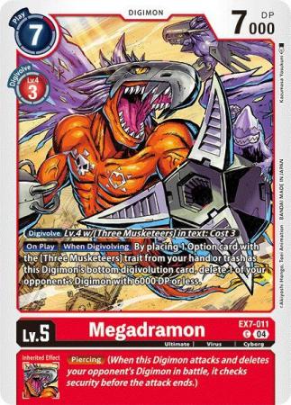 Megadramon - EX7-011 C - Common