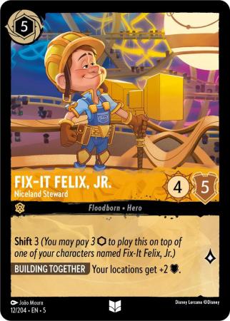 FixâIt Felix, Jr. - Niceland Steward - 012/204 - Uncommon
