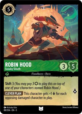 Robin Hood - Sneaky Sleuth - 088/204 - Uncommon