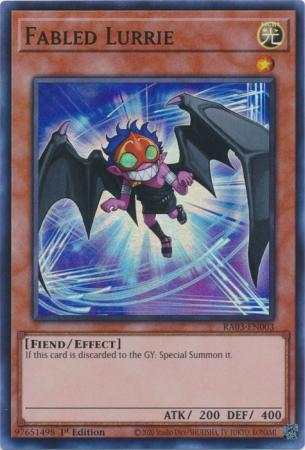 Fabled Lurrie (RA03-EN003) - Quarter Century Bonanza Super Rare 1st Edition
