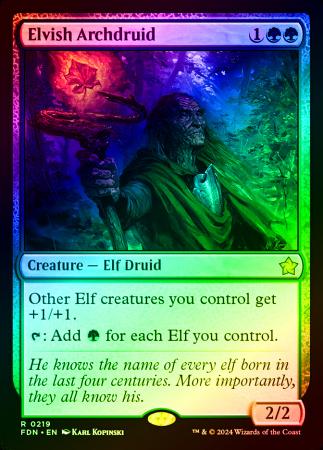 Elvish Archdruid - 0219 - Foil