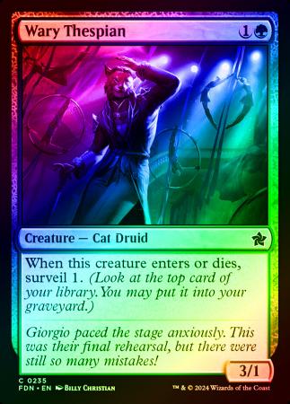 Wary Thespian - 0235 - Foil