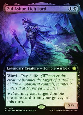 Zul Ashur, Lich Lord (Extended Art) - 0464 - Foil