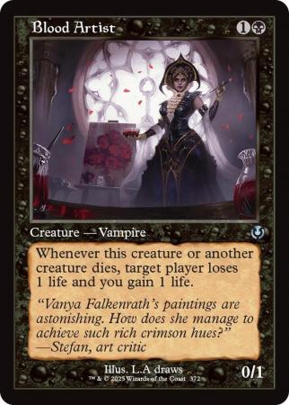 Blood Artist (Retro Frame) - 0372