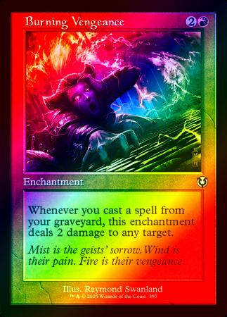 Burning Vengeance (Retro Frame) - 0397 - Foil