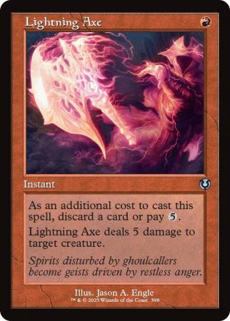 Lightning Axe (Retro Frame) - 0398