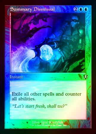 Summary Dismissal (Retro Frame) - 0368 - Foil
