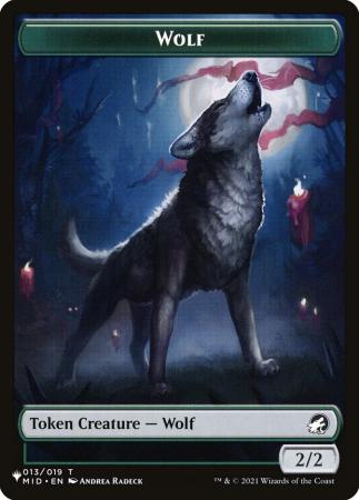 Wolf // Vampire Double-Sided Token - 13 // 1