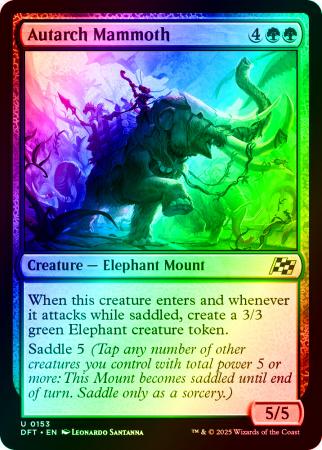 Autarch Mammoth - 0153 - Foil