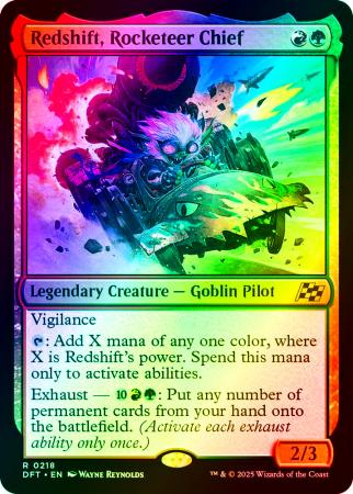 Redshift, Rocketeer Chief - 0218 - Foil