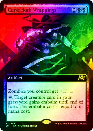 Cursecloth Wrappings (Extended Art) - 0383 - Foil