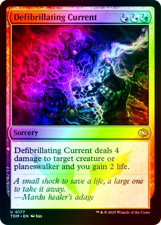 Defibrillating Current - 0177 - Foil