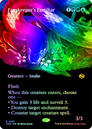 Fangkeeper's Familiar (Borderless) - 0357 - Foil