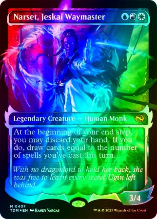 Narset, Jeskai Waymaster (Showcase) - 0407 - Foil