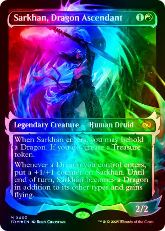 Sarkhan, Dragon Ascendant (0403) (Showcase) - 0403 - Foil