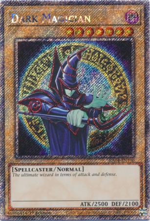Dark Magician (9th Art) (Platinum Secret Rare) (RA04-EN106) - Quarter Century Stampede Platinum Secret Rare 1st Edition