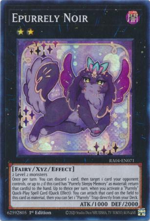 Epurrely Noir (RA04-EN071) - Quarter Century Stampede Super Rare 1st Edition