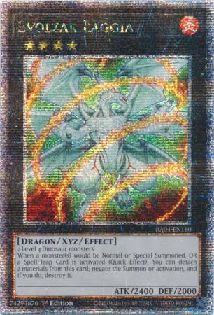 Evolzar Laggia (Quarter Century Secret Rare) (RA04-EN160) - Quarter Century Stampede Quarter Century Secret Rare 1st Edition