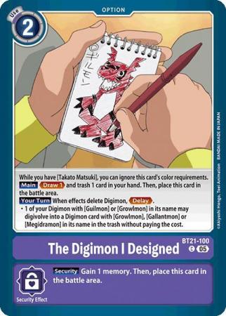 The Digimon I Designed - BT21-100 C - Common