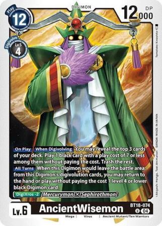 AncientWisemon - BT18-074 U - Uncommon