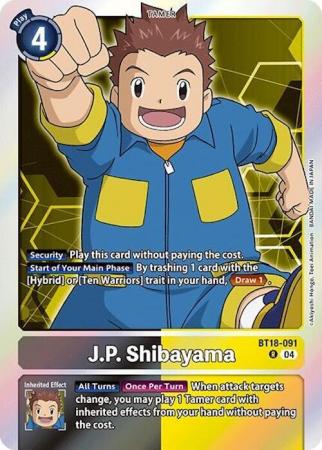J.P. Shibayama - BT18-091 R - Rare